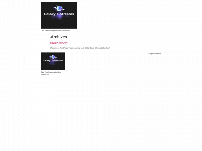 galaxyxstreamsiptv.online snapshot