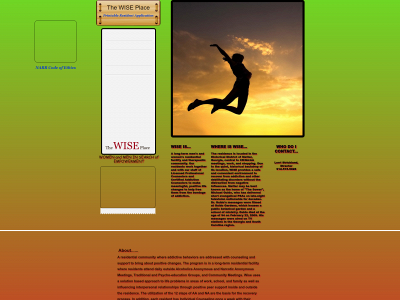 thewiseplace.org snapshot