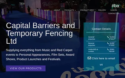capitalbarriersandtemporaryfencing.co.uk snapshot