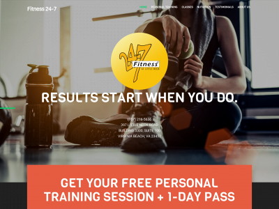 fitness247vb.com snapshot