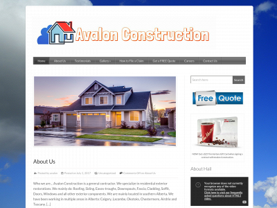 avalonconstructionltd.com snapshot