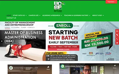 ucsf.edu.my snapshot