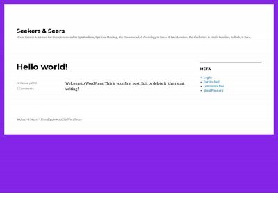 seekersandseers.com snapshot