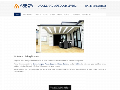 aucklandpergola.com snapshot
