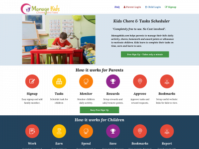 managekids.com snapshot