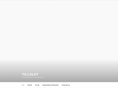 tillslut.se snapshot