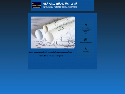 alfarorealestate.es snapshot