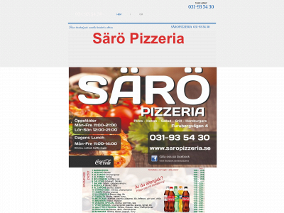 saropizzeria.se snapshot