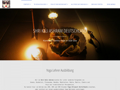 shrikaliashram.de snapshot