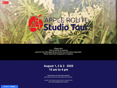 www.appleroutestudiotour.com snapshot