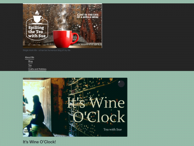 spillingtheteawithsue.com snapshot