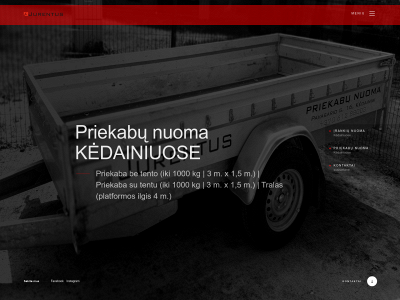 nuomapriekabu.lt snapshot