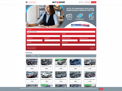 autobaze.lt snapshot