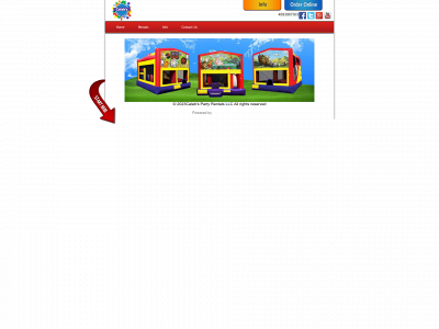 calebspartyrentals.com snapshot