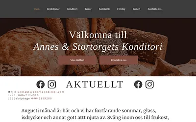 anneskonditori.com snapshot