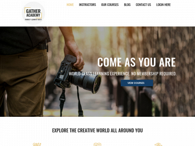 gatheracademy.org snapshot