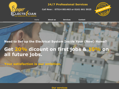 brightelectrician.co.uk snapshot