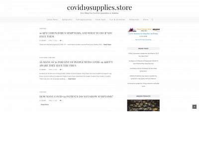covid19supplies.store snapshot