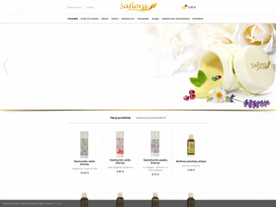 saflora.lt snapshot