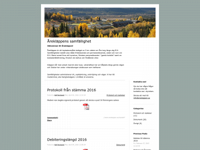 areklappen.se snapshot