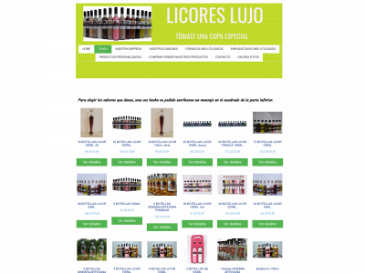 licoreslujo.com snapshot