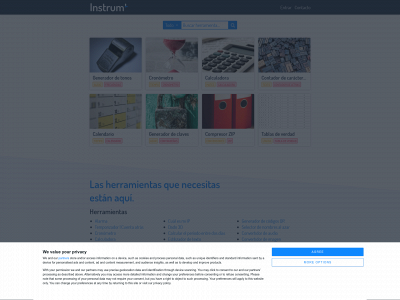 instrumt.com snapshot
