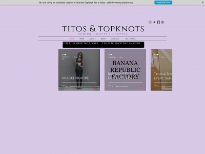 titosandtopknots.com snapshot