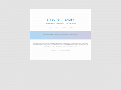sr-super-reality.com snapshot