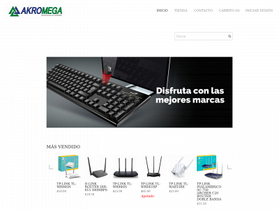 www.akromega.com.ec snapshot