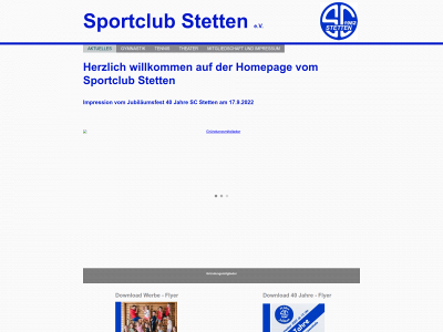 sc-stetten.de snapshot