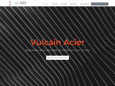 vulcain-acier.com snapshot