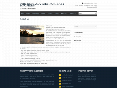 babyboomershub.com snapshot
