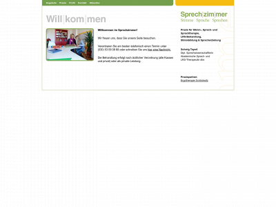 sprechzimmer-berlin.de snapshot