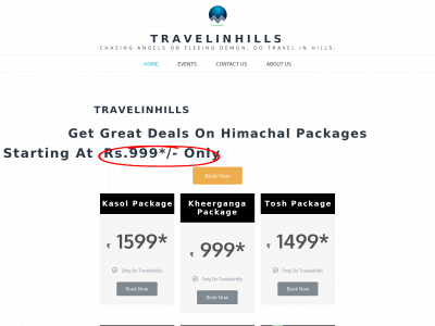 travelinhills.com snapshot