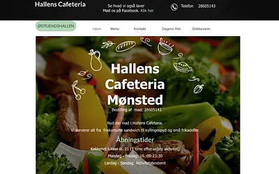 hallens-cafeteria.dk snapshot