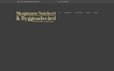 skogmanssnickeri.se snapshot
