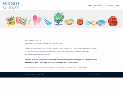 mindsteogmellemste.dk snapshot