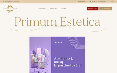 primumestetica.lt snapshot