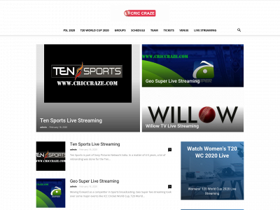 criccraze.com snapshot