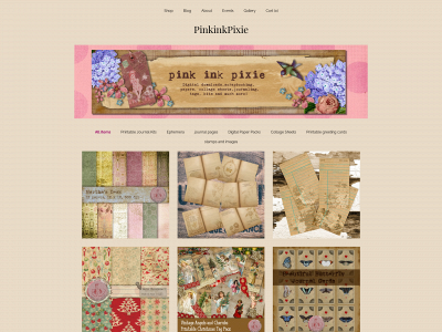 pinkinkpixie.com snapshot