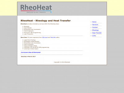 rheoheat.se snapshot