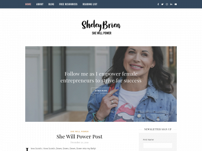sheleybrien.com snapshot