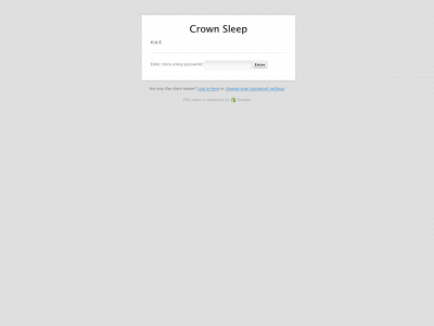crownsleep.be snapshot