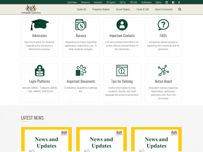 uog.edu.gy snapshot