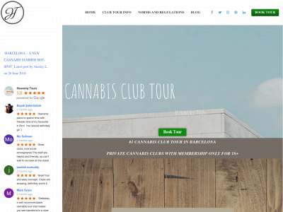 cannabisclubtour.com snapshot