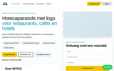 mitko-horecaparasols.nl snapshot