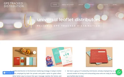 www.universalleafletdistributors.co.uk snapshot