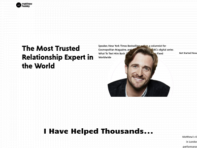thematthewhussey.com snapshot
