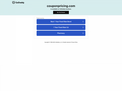 couponpricing.com snapshot