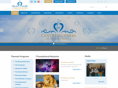candlelightersinternational.org snapshot